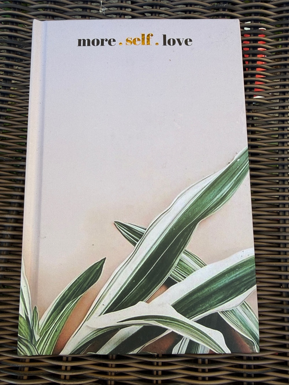 more. self. love Pink & Green Hardcover Journal